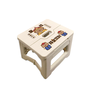 折叠凳子卡通皇位卡皮家用省空间户外便携式马扎塑料小板凳换鞋凳