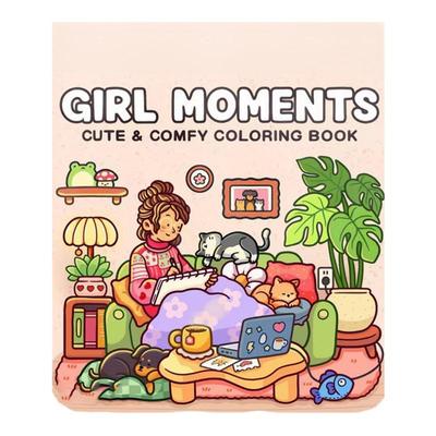 着色书缓解焦虑涂色本绘画填色本