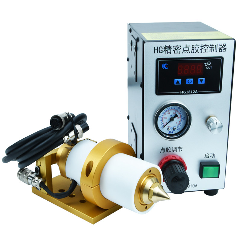30cc针筒加热器pur热熔点胶阀加热装置自动点胶机温控器点胶配件