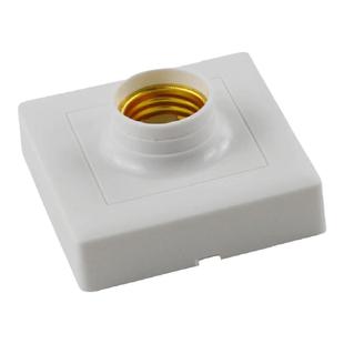 家用E27E14螺口明暗装灯座防水灯头LED灯泡底座带开关灯头插头座