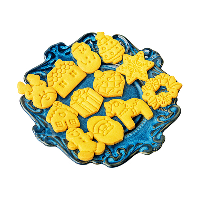 日式姜饼人圣诞老人糖霜切模模具