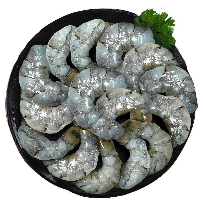 超大黑虎虾仁无冰衣不泡药去虾线老虎虾仁活虾加工海虾仁顺丰包邮