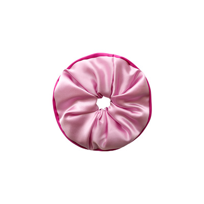 NJP真丝发圈头花PINK系列