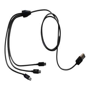 老款式mp3点读机笔MINI USB大头音响数据线一拖三充电器梯形T型口