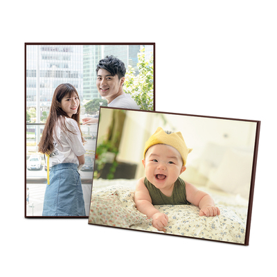 水晶摆台diy照片定制冲印全家福