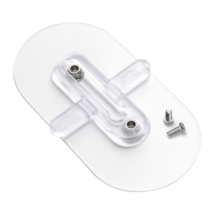 304不锈钢螺母贴加翼式双螺丝免钉贴无痕隐形挂钩自粘双钉螺丝贴