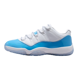 【大码】耐克男鞋air Jordan 11 AJ11白蓝 低帮篮球鞋FV5104-100