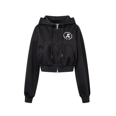 RR刺绣logo连帽卫衣秋冬新款