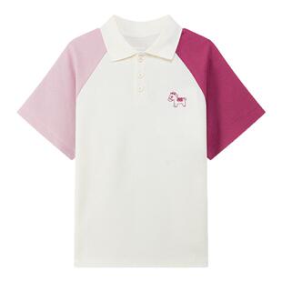 左西童装女童polo衫短袖T恤儿童夏装2026新款女孩大童超好看上衣