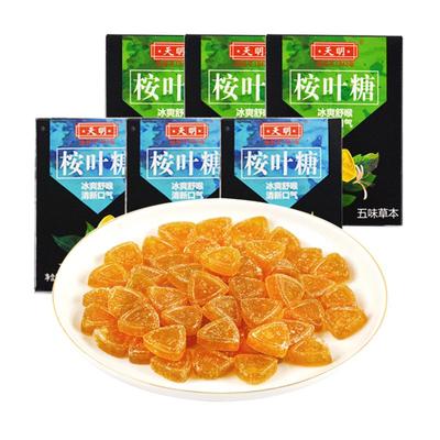 【老牌国货】上海老字号天明桉叶糖原味五味草本30g休闲零食糖果