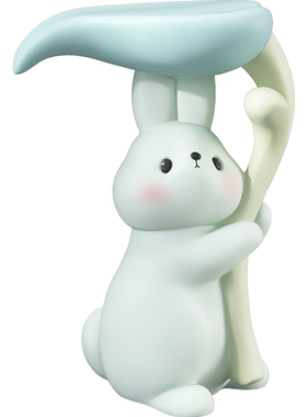 可爱兔子客厅托盘摆件