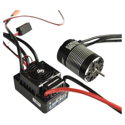 好盈120A EZRUN WP-SC8防水无刷电调一狼EzRun 3652 G2马达组合