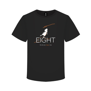 IU李知恩同款ins情侣上衣潮EIGHT韩版宽松圆领印花T恤chic短袖女