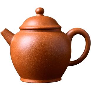 宏中《希有泥料》原矿桃花泥巨轮珠壶紫砂泡茶壶全手工家用茶壶
