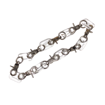 欧美小众亚克力卡扣拼接项链