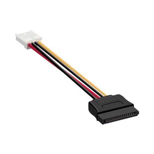 电脑光驱软驱小4PIN转硬盘串口SATA电源供电数据转接线小4P工控机