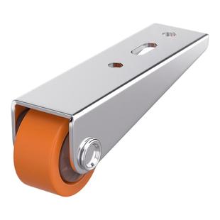 门下垂支撑轨道滑轮平移门底轮承重尼龙万向静音垂直移动万向滑轮