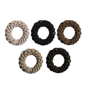 黑色运动高马尾不塌头绳不勒发无扎痕2025新款高端发圈橡皮筋发绳