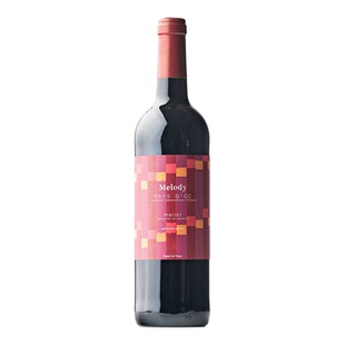 微甜、不太酸~法国原瓶进口旋律梅洛美乐半甜红葡萄酒Merlot 红酒
