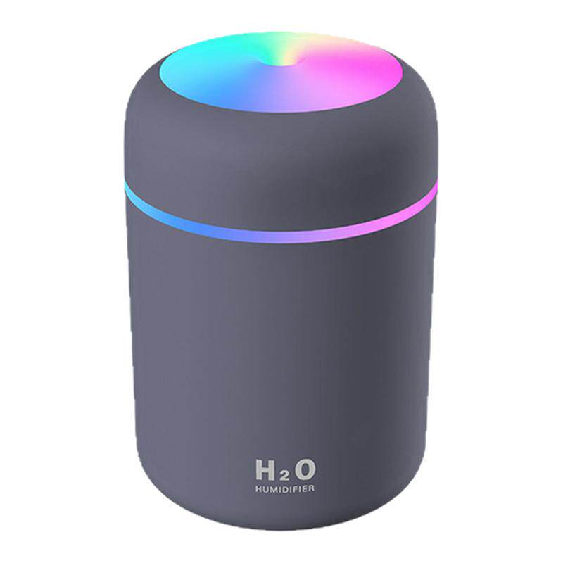 车载加湿器车用小型USB家用桌面迷你静音喷雾香薰卧室车内氛围灯