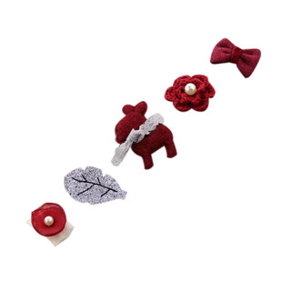 皇冠头饰儿童婴儿发夹汗毛夹女宝发卡安全夹发量少韩版公主婴套装