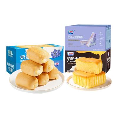 光明低gi蛋糕学生营养代早餐面包