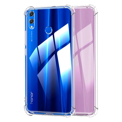 适用华为JSN-AL00手机壳jsn-tl00荣耀8X保护套jsn一al00a气囊防摔_aloo透明硅胶软壳honor8x全包边简约外后壳