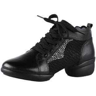 杨丽萍广场舞鞋女四季舞蹈鞋软底真皮水兵舞爵士舞鞋新款跳舞鞋女