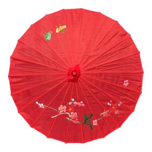 包邮古典舞蹈伞舞台演出伞绸布伞道具伞旗袍走秀伞工艺装饰伞花伞