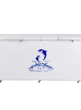 澳柯玛560/737升大容量冰柜商用冷藏冷冻柜-38度低温少霜卧式冷柜