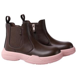 ELLEkids童靴 女童马丁靴春秋季新款烟筒靴儿童短靴洋气切尔西靴