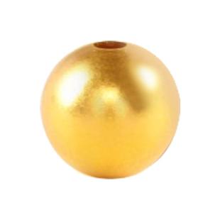 百泰首饰足金999古法金珠传承路路通黄金圆珠子DIY手链戒指散珠