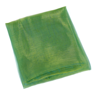 梦幻水光渐变欧根纱镭射珠光纱布料diy连衣裙汉服双色软纱面料