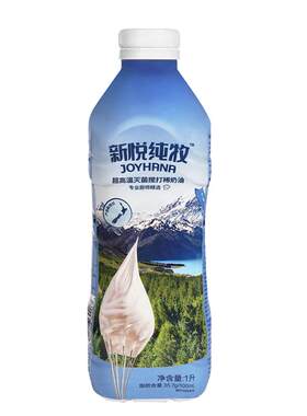 新悦纯牧淡奶油1L烘焙原料