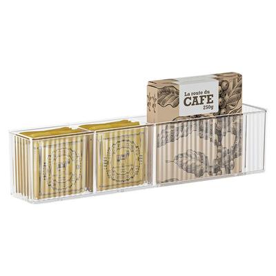 茶包收纳盒橱柜胶囊咖啡条装壁挂式办公室吧台整理盒茶水间置物架