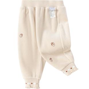 巴拉巴拉宝宝裤子女童长裤运动裤冬天鹅绒萌洋气百搭童装小童休闲