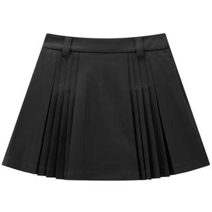 【商场同款】乐町少女学院风细百褶裙冬季半身裙C2GEE4212