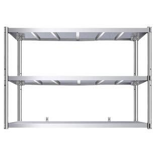 不锈钢置物架壁挂墙架商用饭店厨房挂墙层架收纳墙壁架子墙上货架