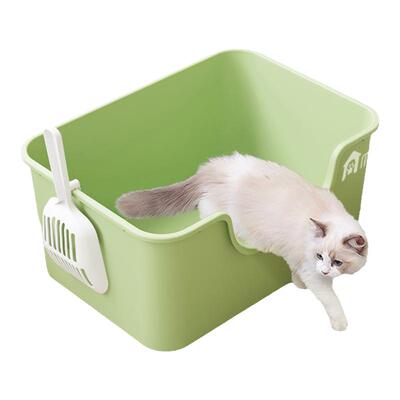 爪墅特大号开放式猫砂盆