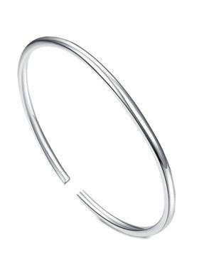 9999纯银手镯简约百搭实心光面