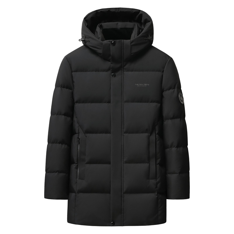 雪中飞鹅绒服加厚保暖爸爸冬外套