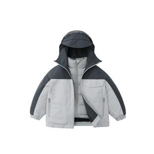 [三防]齐齐熊宝宝三合一羽绒服外套男女童冬装儿童保暖衣加厚上衣