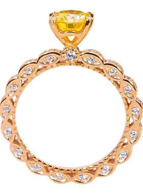 莫桑石群镶花边藤蔓四爪