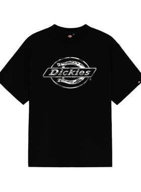 Dickies经典金属质感logo短袖T恤