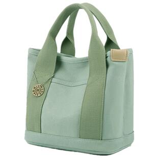 帆布包便当包新款日系手提包女包大容量手拎包千层包手提袋小包包