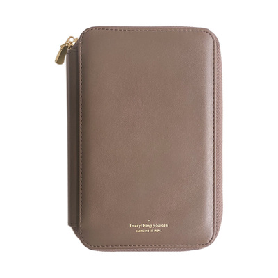 多功能旅行笔记本手账收纳包A6活页本手帐本高级商务工作记事本女