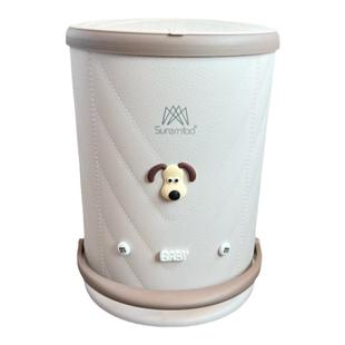 高颜值轻奢新款脚踏式内胆垃圾桶带盖厕所卫生间卧室客厅家用纸篓