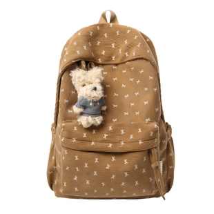 书包ins小众女生初中生高颜值日系2025新款蝴蝶结轻便双肩包女