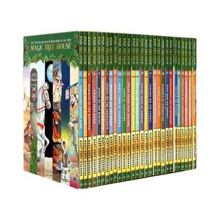 【自营】神奇树屋英文原版 The Magic Tree House 新版1-28盒装 儿童文学章节书 中小学课外读物 巩固英语分级阅读章节小说