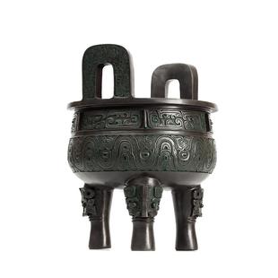 仿古青铜器西周大克鼎家居办公室装饰品客厅玄关柜子大型落地摆件